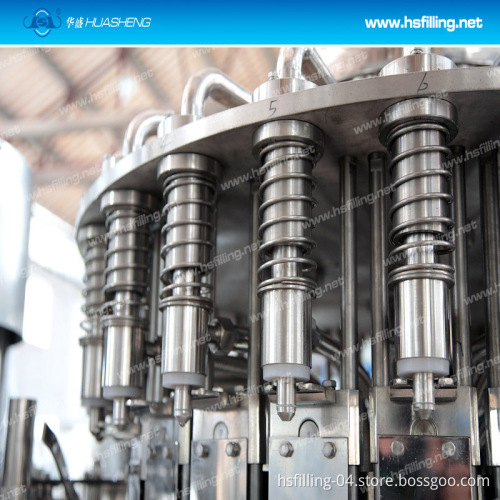 Carbonated Beverage Filling Machine Glass Bottle 3 in 1